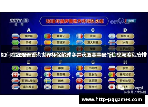 如何在线观看香港世界杯保龄球赛并获取赛事最新信息与赛程安排